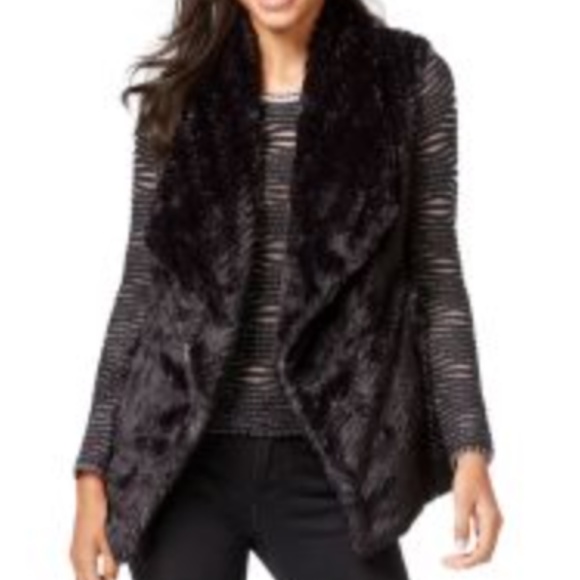 Wildflowers Jackets & Blazers - Wildflower Faux Fur Vest